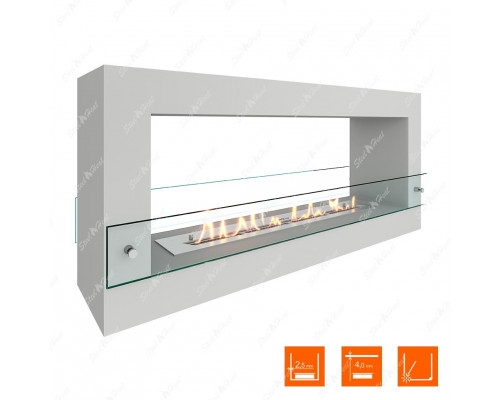 Биокамин SteelHeat FRAME ONE 1000 черный