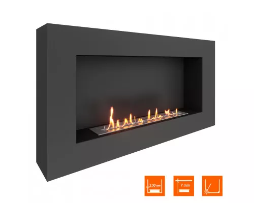 Биокамин SteelHeat WALL GRAND 1200 черный Биокамин SteelHeat WALL GRAND 1200 черный