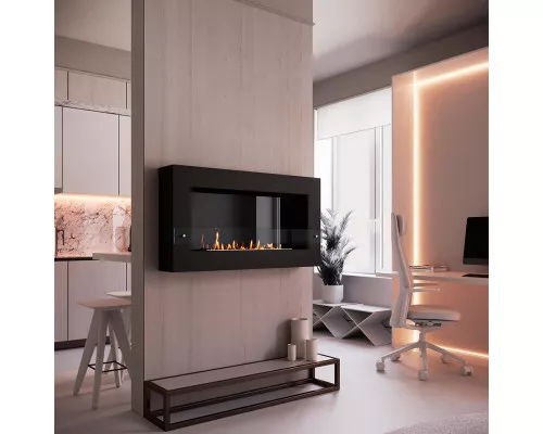 Биокамин SteelHeat WALL GRAND 1200 черный Биокамин SteelHeat WALL GRAND 1200 черный
